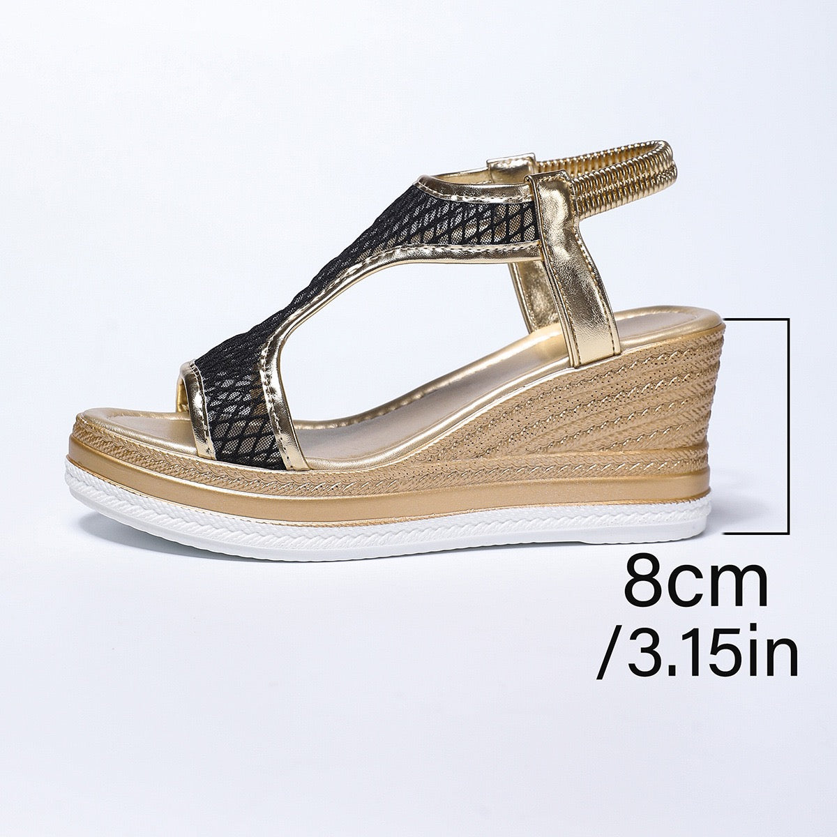 Elegant Orthopaedic Slip-On Sandals for Women with Wedge Heel
