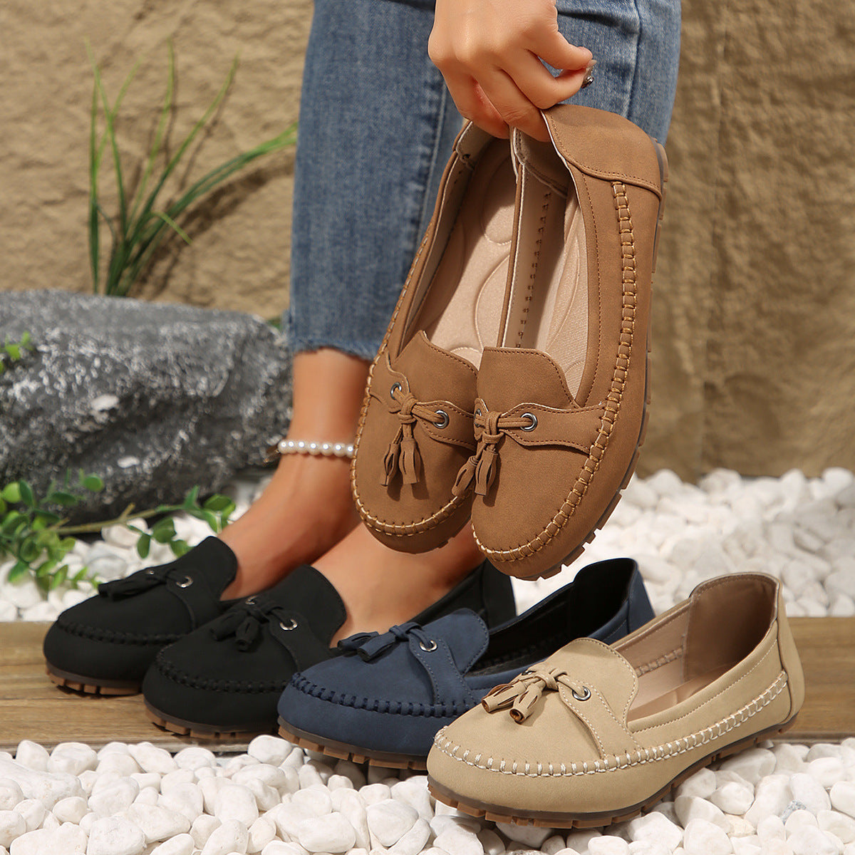 Diana™ - Comfortable, soft vintage-style loafers